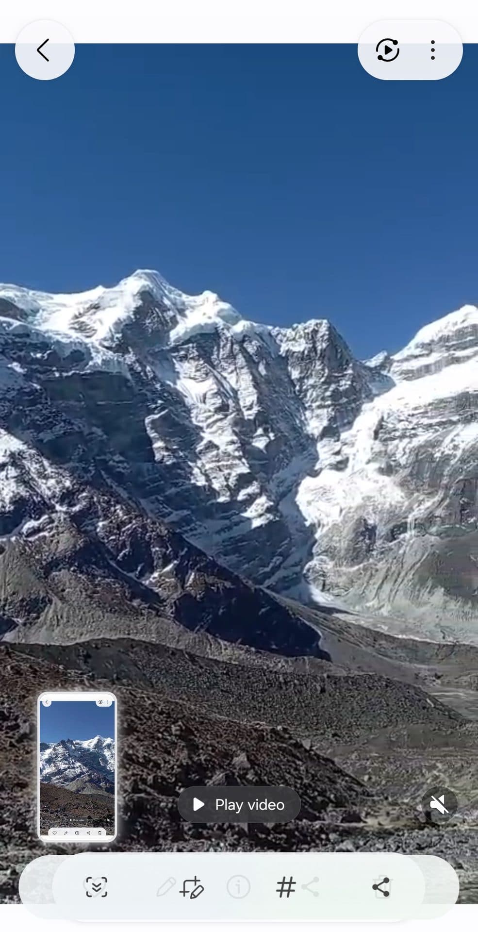 Mera peak range